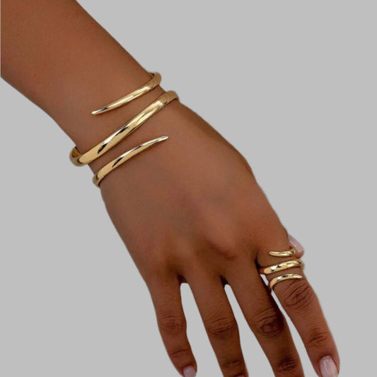 Ruach Cuff Bangle- One Size