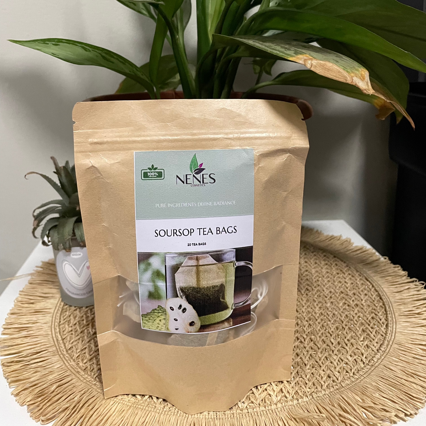 NENE's Cosmetics| Soursop Leaves Herbal Tea – Natural Remedy for Wellness & Immune Support